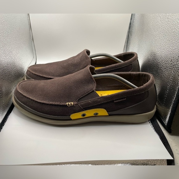 Crocs Walu Brown Men\'s Loafers size 13
